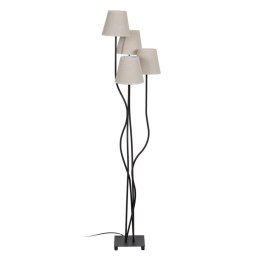 Lampa Stojąca Brązowy Czarny Krem Żelazo 60 W 220-240 V 38 x 34 x 138 cm