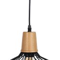 Lampa Sufitowa Czarny Naturalny Drewno Żelazo 220-240 V 36 x 36 cm