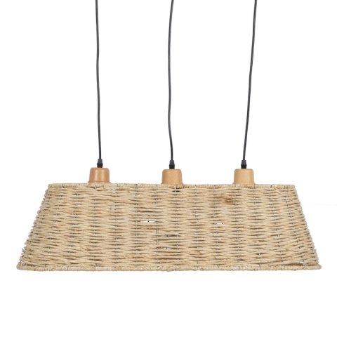 Lampa Sufitowa Czarny Naturalny Żelazo 220-240 V 77 x 27 x 92 cm