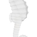 Figurka Dekoracyjna Biały Konik Morski 11 x 9 x 31 cm