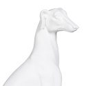 Figurka Dekoracyjna Biały Pies 19 x 12 x 37,5 cm