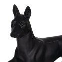 Figurka Dekoracyjna Czarny Pies 37,5 x 13,5 x 22 cm