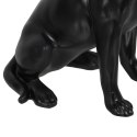 Figurka Dekoracyjna Czarny Złoty Pies 17 x 11,7 x 25,5 cm
