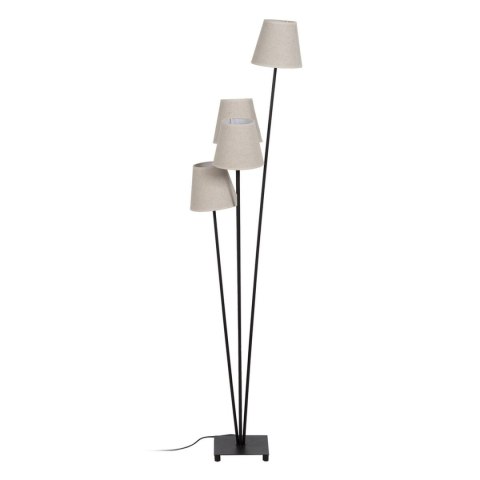 Lampa Stojąca Brązowy Czarny Krem Żelazo 60 W 220-240 V 30 x 36 x 144 cm