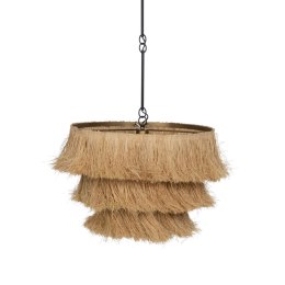 Lampa Sufitowa Beżowy Naturalny Metal 48,5 x 48,5 x 42 cm