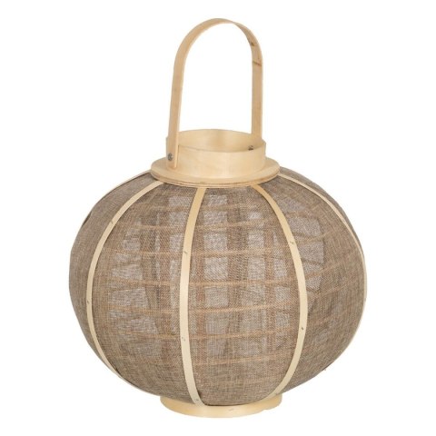 Lampa Świeczniki Lampa Beżowy Naturalny Juta 33,5 x 33,5 x 30,5 cm