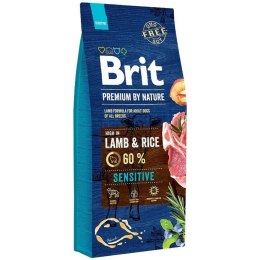 Karma Brit Premium by Nature Sensitive Dorosły Jagnięcina 15 kg
