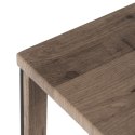 Konsola Czarny Naturalny Żelazo Drewno MDF 110 x 30 x 75 cm