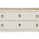 Konsola Biały Naturalny Drewno świerkowe Drewno MDF 104 x 50 x 78 cm