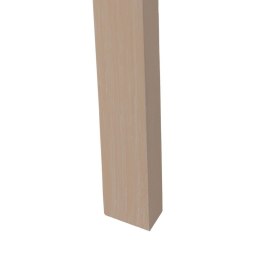 Konsola Biały drewno sosnowe Drewno MDF 71 x 30 x 71 cm