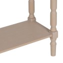 Konsola Biały drewno sosnowe Drewno MDF 90 x 30 x 81 cm