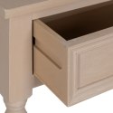 Konsola Biały drewno sosnowe Drewno MDF 90 x 30 x 81 cm