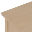 Konsola Naturalny drewno sosnowe Drewno MDF 90 x 30 x 81 cm