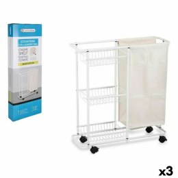 Półka Łazienkowa Confortime Laundry Bag Metal 69 x 22,5 x 75 cm (3 Sztuk) (69 x 22.5 x 75 cm)