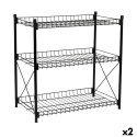 Regał Confortime Metal 52 x 34 x 55 cm (2 Sztuk)