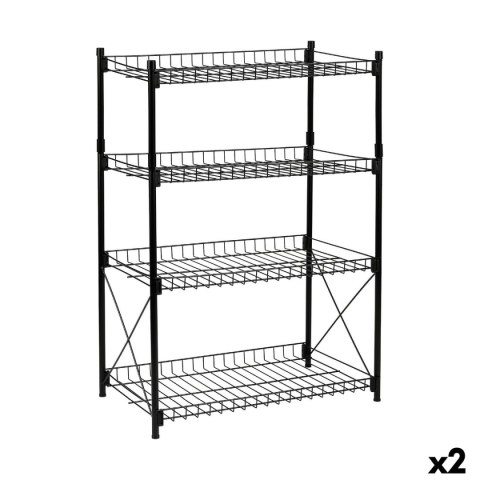 Regał Confortime Metal 52 x 34 x 86 cm (2 Sztuk)