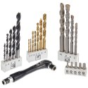 Drill bits and tits set BOSCH 49 Części