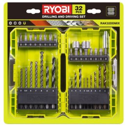Drill bits and tits set Ryobi RAK32DDMIX 32 Części Hex PZ pH
