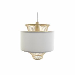 Lampa Sufitowa DKD Home Decor Biały Poliester Bambus (40 x 40 x 52 cm)