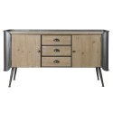 MebleTV DKD Home Decor 144 x 47 x 76 cm Naturalny Szary Metal