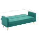 Sofa materiałowa, zielona