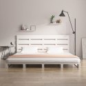 Rama łóżka, biała, 120 x 200 cm, lite drewno sosnowe