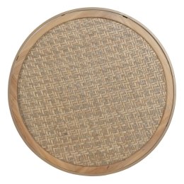 Stolik Beżowy Żelazo Rattan 70 x 70 x 39,5 cm