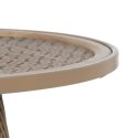 Stolik Beżowy Żelazo Rattan 70 x 70 x 39,5 cm