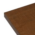 Stolik Czarny Naturalny Drewno MDF 60 x 60 x 75 cm