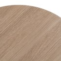 Stolik Czarny Naturalny Żelazo Drewno MDF 50 x 50 x 45 cm