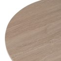 Stolik Czarny Naturalny Żelazo Drewno MDF 50 x 50 x 45 cm