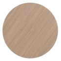 Stolik Czarny Naturalny Żelazo Drewno MDF 65 x 65 x 37,5 cm