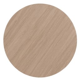 Stolik Czarny Naturalny Żelazo Drewno MDF 65 x 65 x 37,5 cm