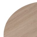 Stolik Czarny Naturalny Żelazo Drewno MDF 65 x 65 x 37,5 cm