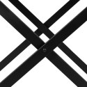 Stolik Nocny Brązowy Czarny Drewno Żelazo 60 x 40 x 55,5 cm