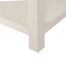 Stolik Nocny ORIENT Biały Drewno świerkowe Drewno MDF 45 x 30 x 66 cm