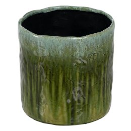 Doniczka Kolor Zielony Ceramika 31 x 31 x 31 cm