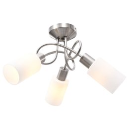 Lampa sufitowa z ceramicznymi kloszami na 3 żarówki E14