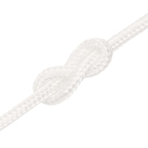 Linka żeglarska, biała jednolita, 3 mm, 500 m, polipropylen Linka żeglarska, biała jednolita, 3 mm, 500 m, polipropylen