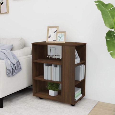 Szafka na kółkach, brązowy dąb, 60x35x75 cm