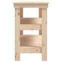 Stolik roboczy, 110,5x50x80 cm, lite drewno sosnowe