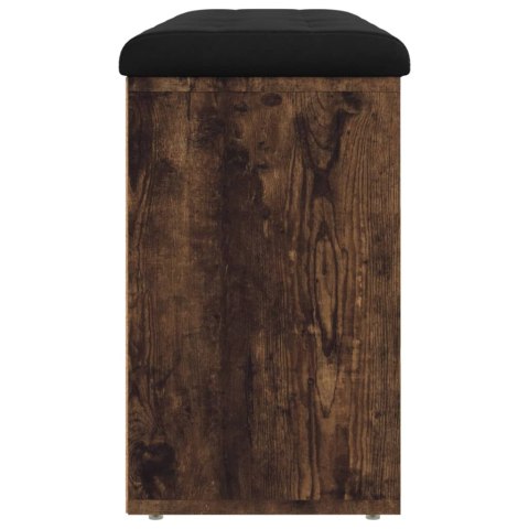 Ławka na buty, przydymiony dąb, 102x32x50 cm