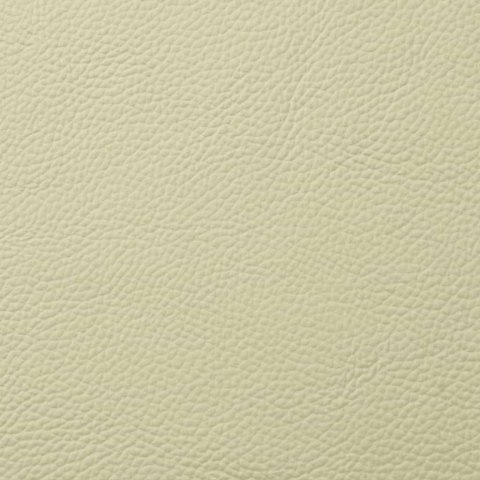 Rozkładany fotel masujący, kremowy, skóra naturalna