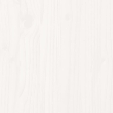 Sofy środkowe do ogrodu, 2 szt., białe, 120x80 cm, sosnowe