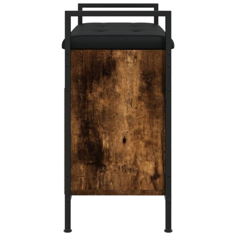 Ławka na buty, przydymiony dąb, 65,5x32x57,5 cm