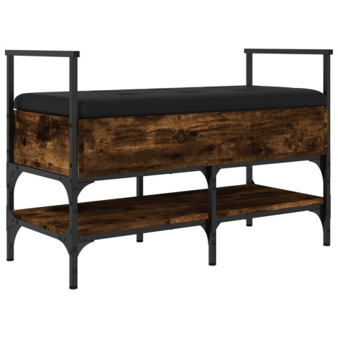 Ławka na buty, przydymiony dąb, 85,5x42x57,5 cm