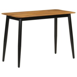 Stół do jadalni, 112x52x76 cm, lite drewno mango i żelazo