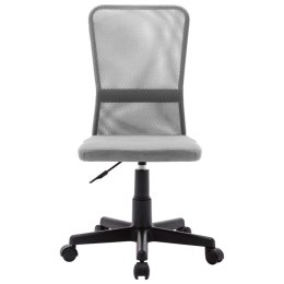 Krzesło biurowe, szare, 44x52x100 cm, z siatką