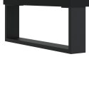 Szafka łazienkowa, czarna 30x30x190 cm, materiał drewnopochodny