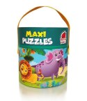 Gra edukacyjna \"Maxi Puzzles 2w1. Zoo\"